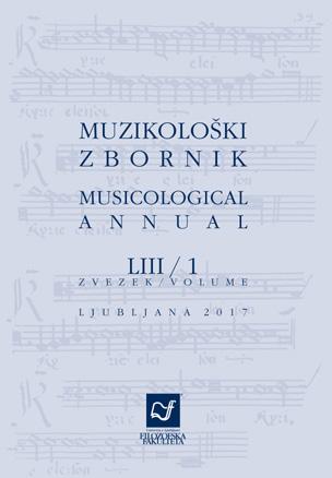Muzikološki zbornik http://revije.ff.uni-lj.si/muzikoloskizbornik Revija je vodilna slovenska znanstvena periodična publikacija s področja muzikologije.