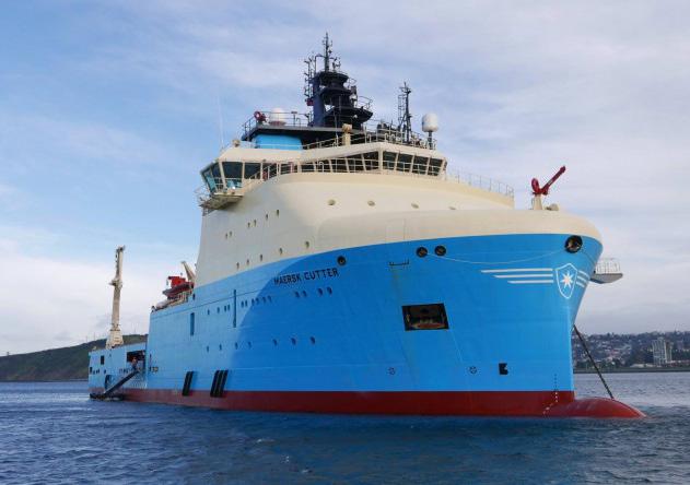 OSV NEWBUILDINGS, S&P MAERSK CUTTER DELIVERED IN CHILE Maersk Supply Service has accepted delivery of newbuild AHTS vessel Maersk Cutter from the Asenav Shipyard in Chile.