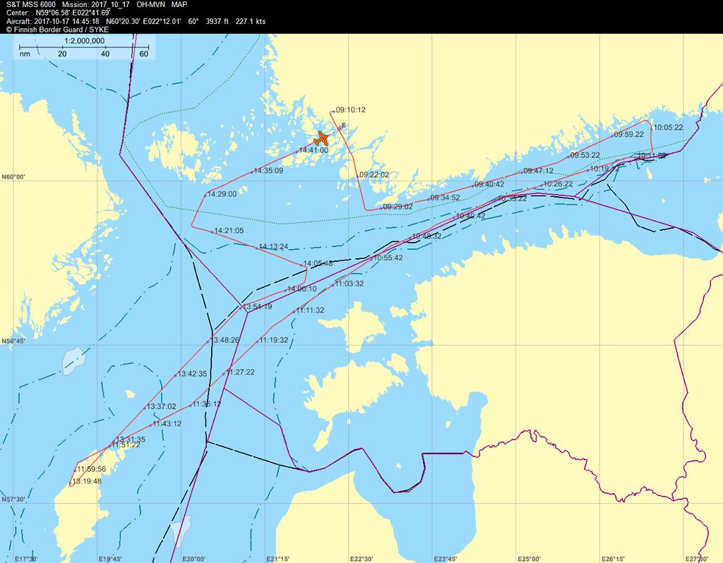 4 (7) Planned take-off times: Sweden 08:00 UTC ESKN ESKN Finland 09:00 UTC EFTU ESSV Finland 13:00 UTC ESSV EFTU Sweden 16:00 UTC ESKN ESKN