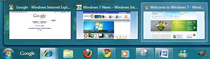 Osebni računalnik in okolje Windows 7 B2 d.o.o. 21 b. Gumb v opravilni vrstici, ko je program zagnan ter vsebuje samo eno okno (npr. 1 dokument v Wordu). c.