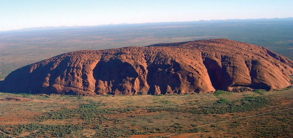 A couple of large physical features of interest and significance to Australia are the two largest monoliths in the world.