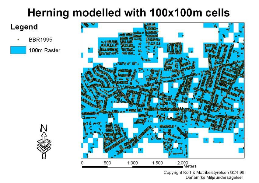 The development of Herning Bygnings og BoligRegister, BBR (Buildings and housing register) Vectorpointmodel containing information about the location of buildings and some of their attributes.