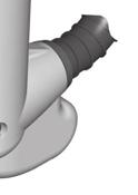 Dugačko, fleksibilno vakuumsko crijevo uređaja MiniJet omogućuje savršeno manevriranje i pristup skučenim područjima. Također je koristan i za usisavanje tekućina korištenjem samo ručke bez nastavka.
