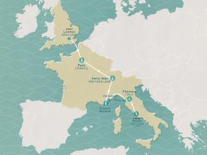 others! Make your way from London to the 'Eternal City' and discover the true essence of Europe along the way.