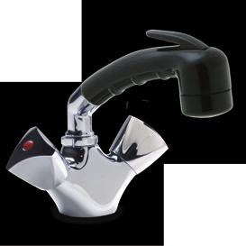 Bulkhead Sprayer Holder for all Aidack Pull-Out Deck Taps & Head/Shower Combo Faucets sold separately (see catalog