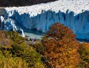 PERITO MORENO GLACIER One of the world s few advancing glaciers, it grinds its way down the range into an arm of the enormous Lago Argentino.