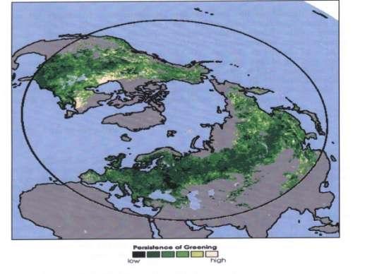 Uticaj promena na ekosisteme Satelitski snimci pokazuju da se površina sneţnog pokrivača severne hemisfere smanjila za 10 % od 1960. godine.