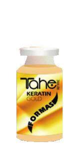 O čo ide?   TAHE Keratin Gold Infuzie Fáza A+B 2x10ml pre objem, regeneráciu Intenzívna vlasová starostlivosť s vysoko účinnými aktívnymi látkami.