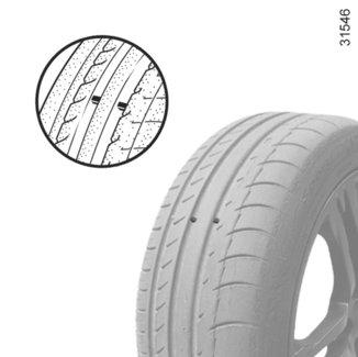 GUME (1/3) Zaštita guma kotača Gume predstavljaju jedini kontakt između vozila i ceste, te ih je stoga neophodno držati u dobrom stanju. Obavezno se morate pridržavati lokalnog zakona o prometu.