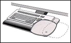 : Rotirajuća podloga za miš [7] Dizajn i upotreba tipkovnice i miša važan su kriterij u postizanju ergonomski prilagođenog radnog mjesta s