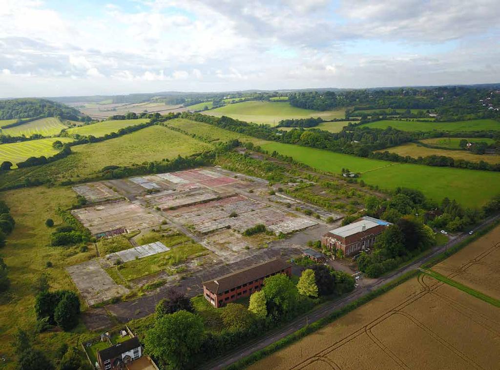 Former Molins Factory Saunderton, Buckinghamshire Set in the stunning Chilterns landscape, stands c.8ha of disused factory floor.
