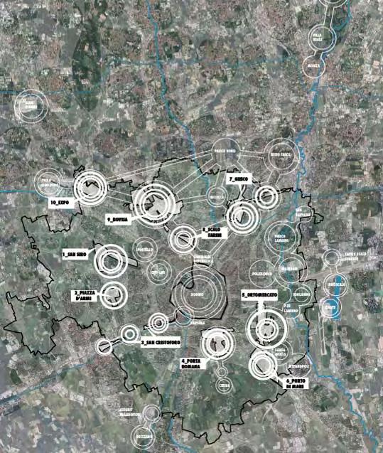 Milano new City Plan Transformation areas objectives: making Milano more attractive and