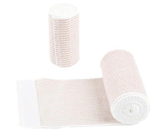 Gauze/Bandage Rolls Elastic Bandages w/ Self Closures Features: Easy-to-use, fast and apply maximum compression Comfortable and strong enough for