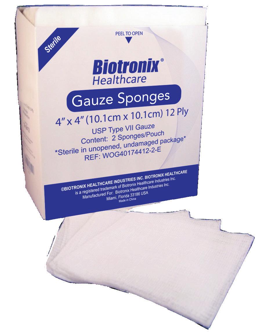 Our Sponges can be used for several applications, are highly absorbent and offer exceptional clinical