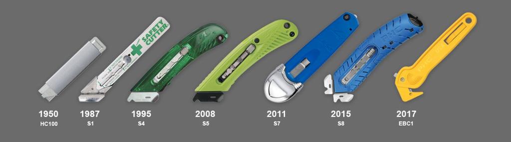 Lightburn developed and patented the instantly recognizable original Handy Cutter, which standardized the way grocery chains opened packaged goods and quickly emerged as the preferred cutting tool