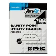 Replacement Blades I Pacific Handy Cutter PACIFIC HANDY CUTTER Safety Point Blade Dispenser - The dispenser is made of durable plastic and contains 100 pieces SP017 Safety Point Blades - Encouraged