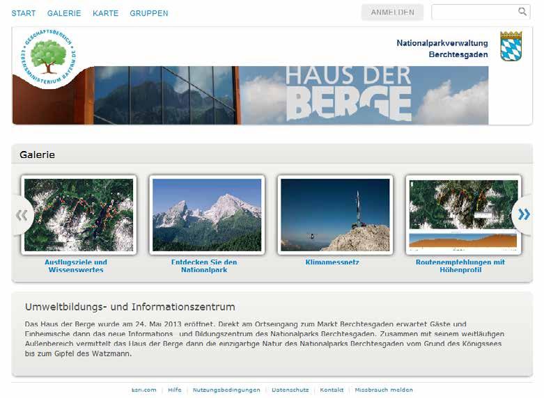 ArcGIS Online t home http://www.hus-der-berge.byern.de/ http://hus-der-berge.