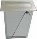 RODAN Paper towel dispenser for installation from the front or from the top stainless