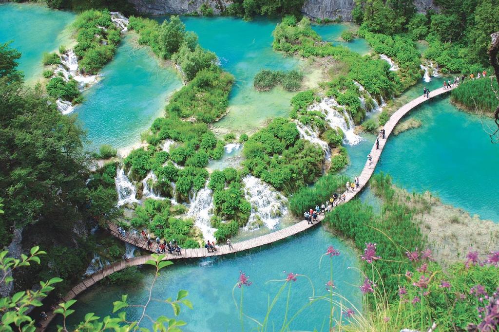 Plitvice Lakes and meet with the local guide that will take you through some of the spectacular beauty of the park.