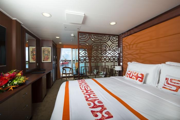 Stateroom Cabin NZD$10,980 Superior Deluxe Cabin with balcony NZD$12,590 Premium Suite with balcony NZD$13,665 Single supplement (limited availability, price on application.