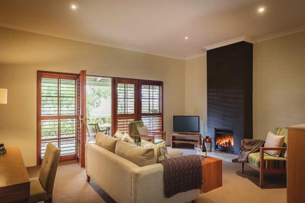 The four Luxury Spa Suites feature Pokolbin is nestled in the famous Hunter Valley wine region, just one hour from Newcastle Airport and two and a half hours from Sydney.