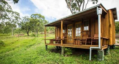 a more rustic and destination while also allowing guests access to Hidden Vale self-sufficient country experience.