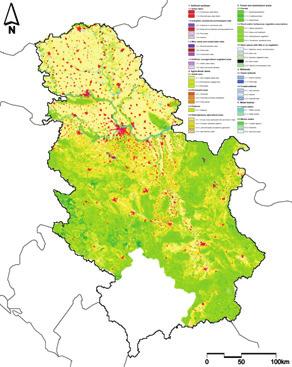 (nxjerrë nga Harta Topografike e Serbisë, 1973) 10