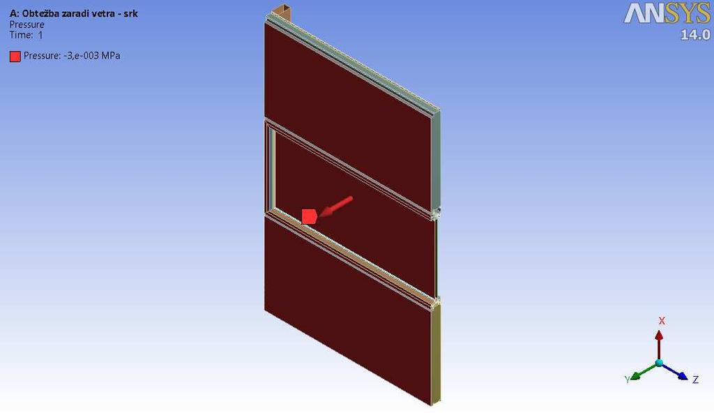 78 Smrke, K. 2013. Analiza novega načina vgradnje oken v fasadni sistem Qbiss One z metodo končnih elementov. 5.