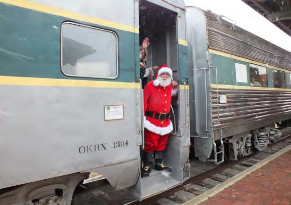 Page 6 The Dispatcher Christmas Train Photos by