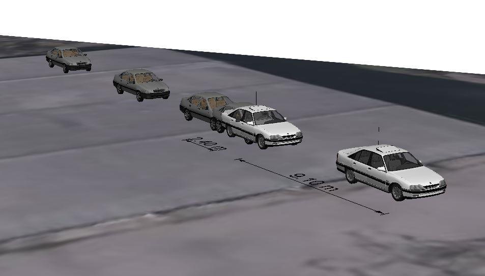 v = P m = 13700 1415 = 9,68 [m s ] Dakle, brzina vozila Opel Vectra u trenutku prvoga kontakata između vozila prema sudarnom impulsnom dijagramu, koji je dobiven PC Crash simulacijom