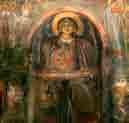 Afresku i shën Marisë Fresco of St. Mary The Church of Saint Mary, built beneath the top a large grotto of 4.60 by 3.