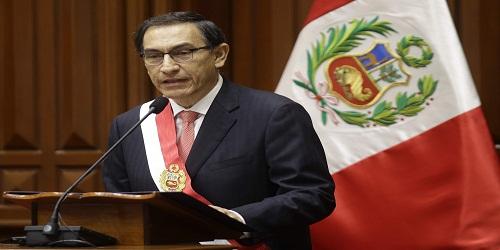 Martin Vizcarra Sworn in as President of Peru On 23 March 2018.
