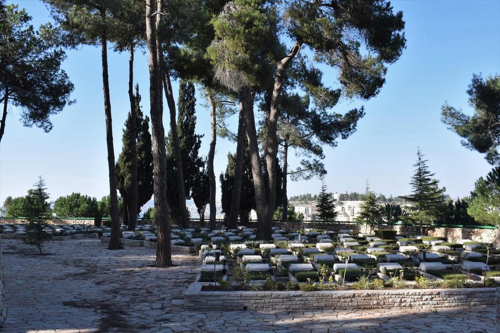 Eitan took me for example to the military cemetery (upper picture) which I regarded as a really impressive place.