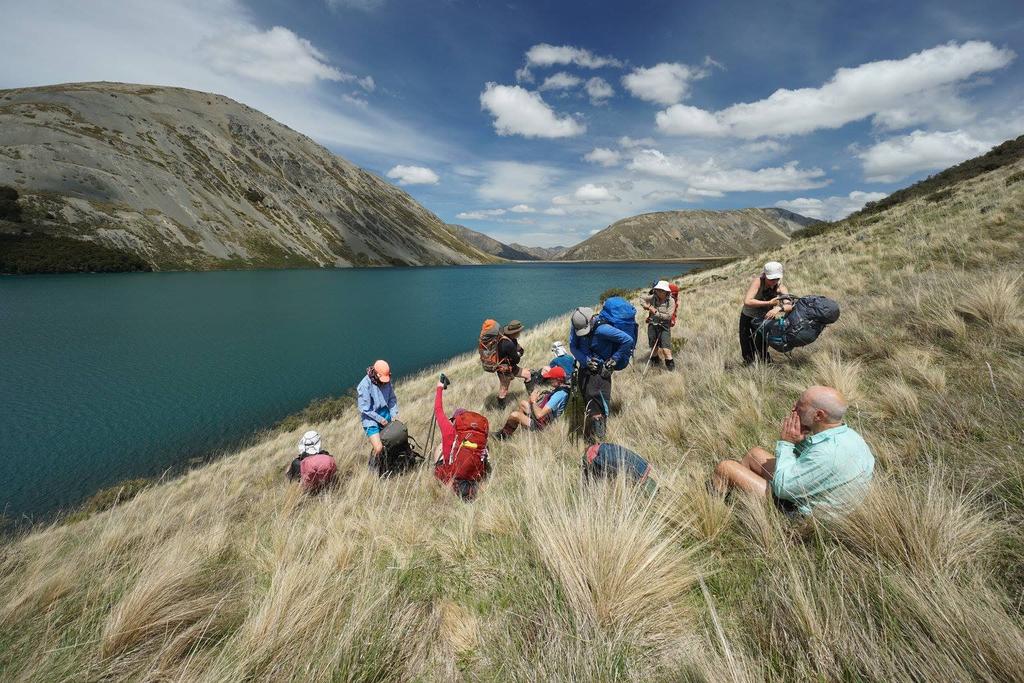 8 The CHRISTCHURCH TRAMPING CLUB has members of all ages, and runs tramping trips every weekend, ranging from easy (minimal experience required) to hard (high fitness and experience required).