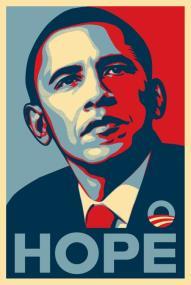 kunswerke: n Rok ontwerp 'n Afdruk van Barack Obama 'n Skildery van die sinkende