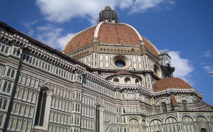 Florence - In a valley on the banks of the River Arno and set among low hills covered with olive groves and vineyards, Florence is immediately captivating.