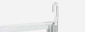 14 /uni CARD CLIP DETAIL MINI SIDE HOOK This Frame Side Hook is made of transparent plastic.