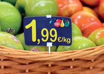supermarkets as label holder. LONG PIN 12.461 175xmm x100 0.