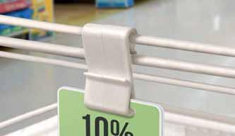 HANGING SOLUTIONS Plastic Hooks PRONG DETAIL DIMENSIONS This 43mm length prong has a 25x28mm adhesive pad so it is ideal for presenting last minute add-on