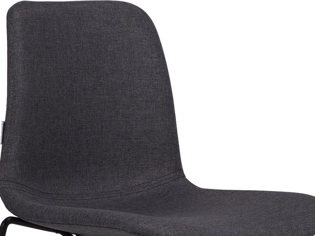 The seating shell in polypropylene is slightly flexble to maximise seating comfort. The full upholstery lends sophistiacation and modern characters to the basic form.