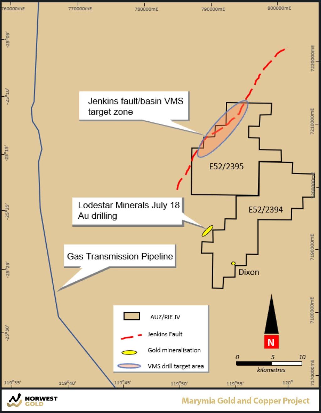 Figure 8: The Marymia Gold and Copper Project, located 900 kilometres
