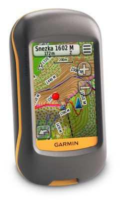 Obr. 9: Mapový GPS prijímač Garmin, zdroj [h] 3.2.1 Prijímače GPS [5] Ich funkciou je prijímať a spracovávať signály z jednotlivých družíc a výsledkom je určenie polohy, času, rýchlosti pohybu a pod.