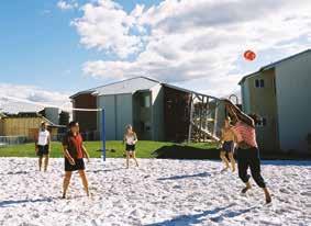 * When you re not studying, you can take a swim in the pool, play on the beach volleyball, tennis or basketball courts, enjoy a barbeque with friends or make use of the games room with free pay