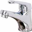 DECK MOUNTED - MONOBLOCK MIXER SINGLE HOLE TWIN WATER FEED ONE 1/2" MIXER TAP WITH
