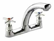 WITH SWIVEL SPOUT 1/2" CROSS HEAD MIXER