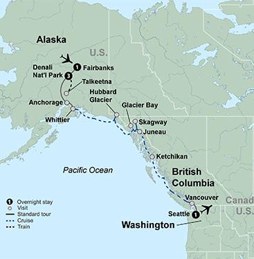Alaska Discovery Land & Cruise Join SVSU-OLLI on Collette s 13- Day Alaska Discovery Land & Cruise!