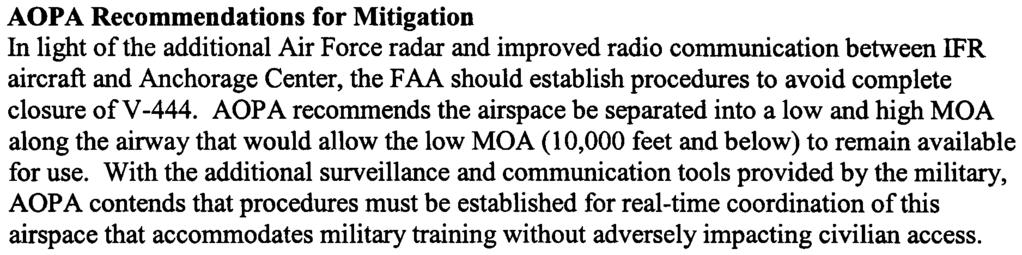 economic impact. Furthermore, the study only takes into account IFR traffic data, and does not take into consideration VFR traffic that do not participate in radar services.
