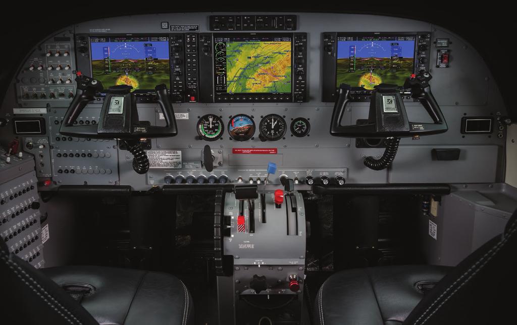 UPGRADED FLIGHT DECK Enjoy a spacious cockpit powered by the latest technology the Garmin G1000 NXi avionics suite.