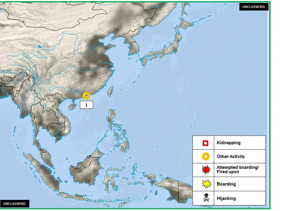 Figure 4. Northeast Asia Piracy and Maritime Crime 1.