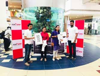 GVK ONE mall conducted a strong campaign SAY NO TO DOPE in collaboration with the Institute of Management Technology (IMT) Hyderabad